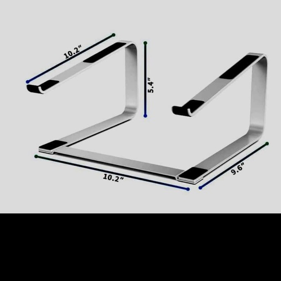 SOUNDANCE Laptop Stand, Aluminum Computer Riser, Ergonomic Laptops Elevator - Picture 3 of 4